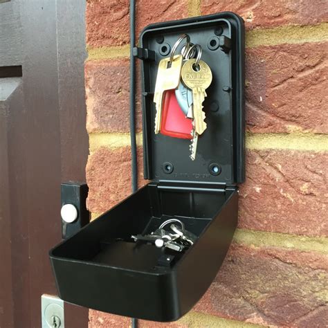 heavy metal outdoor combination key lock box wall mount|key boxes wall mounted outdoor.